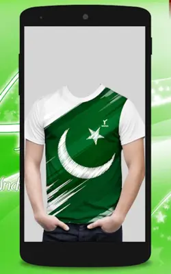 Pak Flag Shirt android App screenshot 2